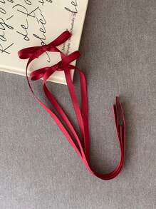 6 piezas Pasadores de pelo con lazo de cinta de poliéster colorida para mujeres, accesorios de pelo dulces y lindos, barrettes de encaje, inspirados en bailarinas, decoración de pelo tipo hada Y2K, adecuados para uso diario, Día de San Valentín, clips de garra, artículos escolares, elegantes, universidad