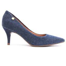 Vizzano Women's Pumps, Low Thin Heel, Soft, Original - 深色牛仔褲 - 查看 2