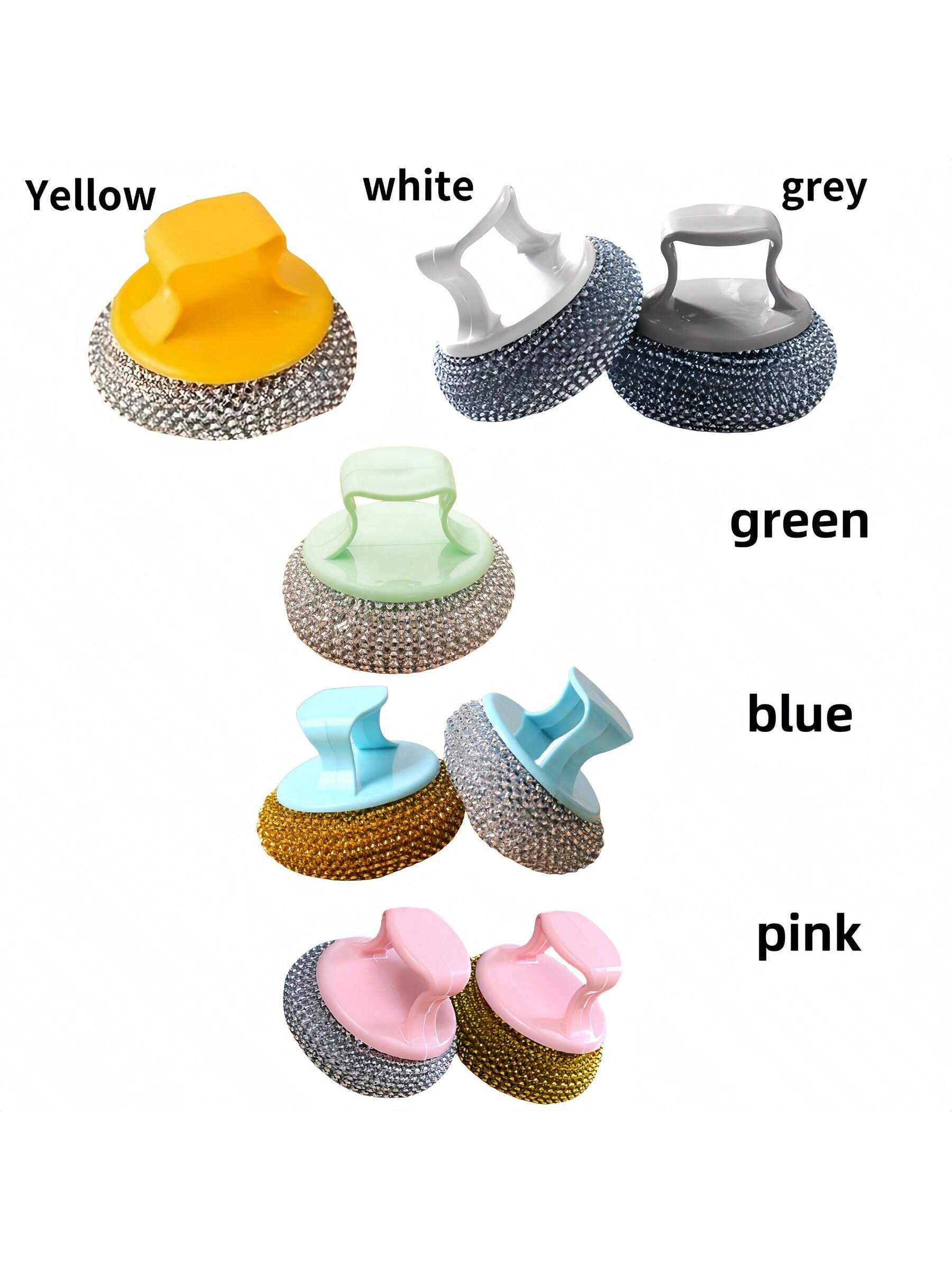 سطادات غسل الصوف 6 قطع – حصائر غسل مرنة لتنظيف الأ...