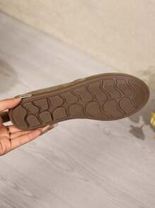 Slip-On Casual Loafers For Women, Breathable Driving Moccasins, New Autumn/Winter Retro British Style Suede Flat Shoes