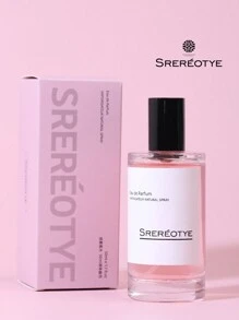 SREREOTYE 50毫升冬季派对香水，花香调，东方花香，清新优雅，持久留香，身体喷雾，礼盒包装，约会之夜香氛喷雾 - 花卉印花 - 查看 2