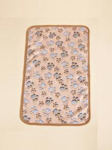 Soft Fluffy Cat/Dog Lover Gift And Dog/Cat Mom Love Pet Towel With Paw Print Design