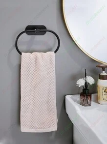 1 Pc Stainless Steel Towel Racks,Self-Adhesive Bathroom Towel Holder,Towel Ring,Dishcloth Rack,Wall Rack For Towel,Hand Towel Hanger,Bath Robe Stand,Beach Towels Rack,Classic Towel Shelves For Sink,Bathroom Accessories Bathroom Accessories Bathroom Tools
