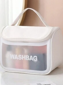 Set de 4 bolsas de aseo de viaje, organizador de maquillaje impermeable de PVC, portacepillos de maquillaje, estuche de maquillaje para lápiz labial, brillo de labios, pinceles de maquillaje, lápiz de cejas, paleta de sombras de ojos, ropa interior, pasta de dientes, cepillo de dientes, cosméticos, cuidado de la piel, esmalte de uñas, joyas, perfumes, papelería y accesorios digitales, decoración de baño, organizador de maquillaje de verano, accesorios de baño, vuelva a la escuela