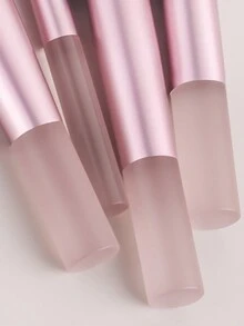 10支装迷你多功能化妆刷套装，带收纳袋，刷毛柔软，适合日常使用或送礼，化妆刷套装，化妆刷组合，化妆刷套装，全套化妆工具，化妆刷套装，全套化妆工具，化妆刷套装，化妆刷礼盒套装 - 粉色 - 查看 9