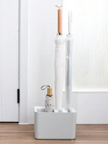 1 个独立雨伞架，带可拆卸滴水盘，室内/室外塑料雨伞收纳架，可容纳 10/15 把长/短雨伞，适用于家庭和办公室装饰 - 彩色 - 查看 2