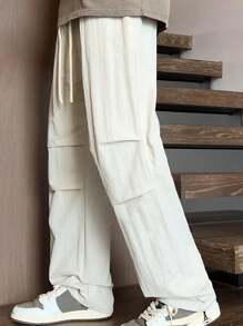 Men's Casual Straight Loose Fit American Style New Brand Cargo Pants