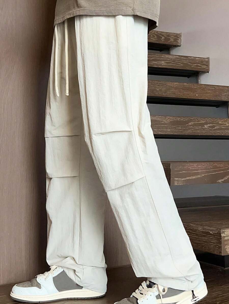 Men's Casual Straight Loose Fit American Style New Brand Cargo Pants