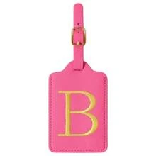 Personalized Initial Luggage Tags For Suitcases, Leather Letter Cute Luggage Tags With Privacy Name Card, Embroidered Monogrammed Travel Bag Backpack Tags Gifts For Women Kids Girls Teens (Rosered)Luggage Tag Travel Accessories Travel Essentials Travel Organizer For Beach Summer Vacation Back To School Bag For School School Accessories School Stuff - Hot Pink - View 26