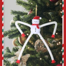 Đồ trang trí Giáng sinh Mặt dây chuyền Giáng sinh, Đồ trang trí cây thông Noel. Đồ chơi giảm căng thẳng ống kéo có thể thu vào Giáng sinh. Ống co giãn. Đồ chơi trang trí cốc hút sáng tạo và mới lạ của ông già Noel. Quà tặng Giáng sinh. - Nhiều màu - Xem 8