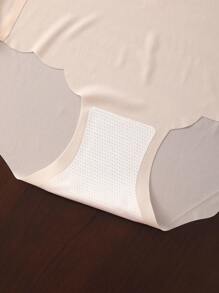 6 条装 女士超薄冰丝无缝内裤 性感中腰三角裤 透气速干运动内衣