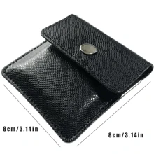 1 Cendrier de poche portable, Sac à cendrier de poche mode de CP, Sac porte-cendrier en PU, Étui à cendrier pour boissons, Accessoires pour fumeurs pour l'extérieur, Porte-monnaie pour cendrier