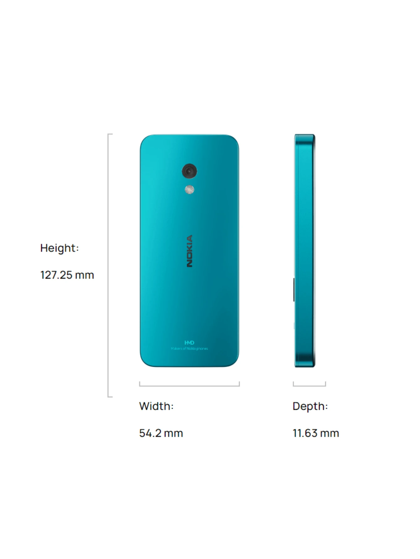 Étui De Ceinture Pour Nokia 235 4G (2024) - Nylon Oxford, Mousqueton, Passant Ceinture - Noir, Protection Robuste