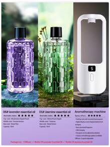 Household Automatic Aromatherapy Machine Hotel Timed Spray Aromatherapy Machine Wall-Mounted Toilet Deodorant Air Freshener Small Office Desktop Aromatherapy Machine Bedroom Silent Aromatherapy Essential Oil Diffuser Aromatherapy Essential Oil Fragrance Machine Rechargeable 5 Working Modes Adjustable 6 Kinds Of Aromatherapy Essential Oils Can Be Selected White With Seven-Color Atmosphere Lights