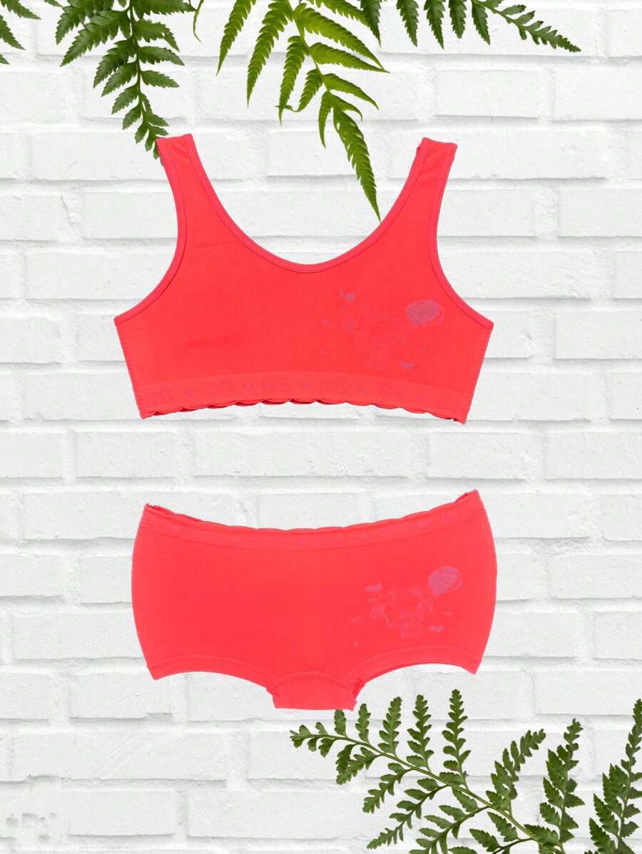 Young Girls Underwear - 橘色 - 查看 1