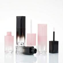1pc 4ml Square Lip Gloss Tube, Cosmetic Dispensing Bottle, Lip Gloss Cosmetic Packaging Tube Empty Lipstick Container Lip Glaze Bottle,Lip Gloss Containers With Applicator Wand, Reusable Lipstick Refill Tube - Multicolor - View 9