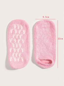 Foot care 2 chiếc lưới lông vũ giữ ấm chân bằng gel chống trượt, giữ ấm chân trong nhà, mặt nạ chân, giữ ấm chân SPA - Nhiều màu - Xem 11