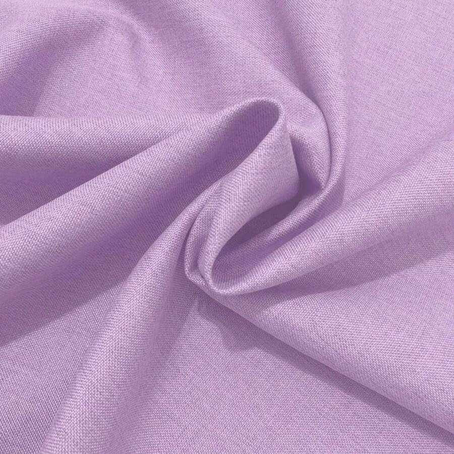 Linen Fabric For Sofa Linen Look 1.40m Wide - Lilás - View 1