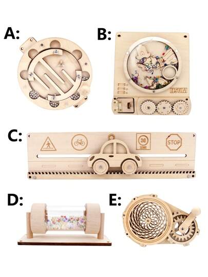 Wooden Busy Board Accessories, Montessori Educational Toy, Early Childhood Intelligence Development, Hands-On Ability Training, Parent-Child Interaction