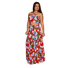LONG SKIRT AND PRINTED TOP SET SUMMER - Nhiều màu - Xem 3