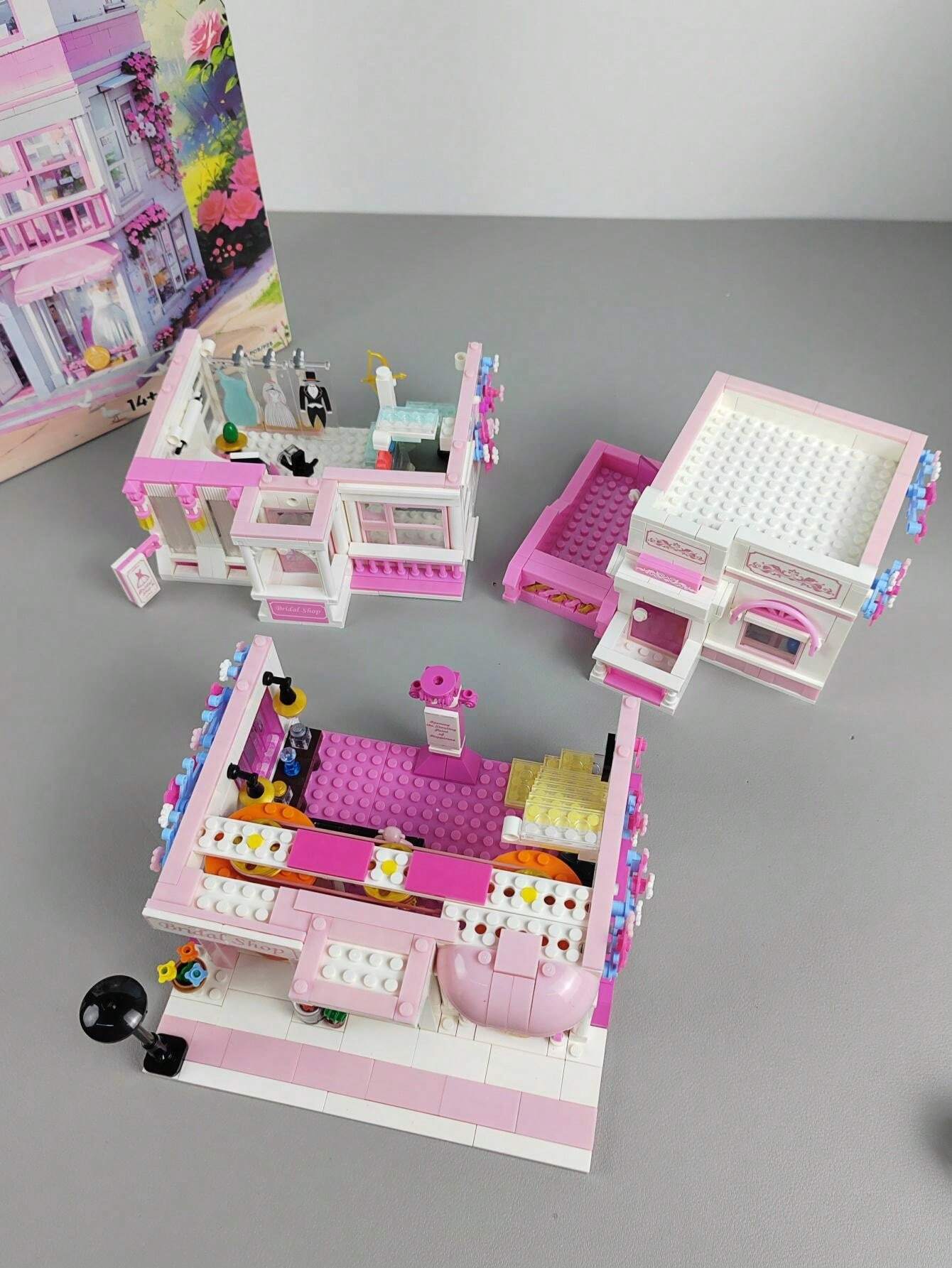 1 Adult Building Block Toy, Starry Night Block House, Block Castle