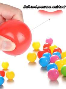 Mini Indoor/Outdoor Fun Ball Pit Playground With Thick Colorful Ocean Balls, Net Bag Included - Multicolor - View 7