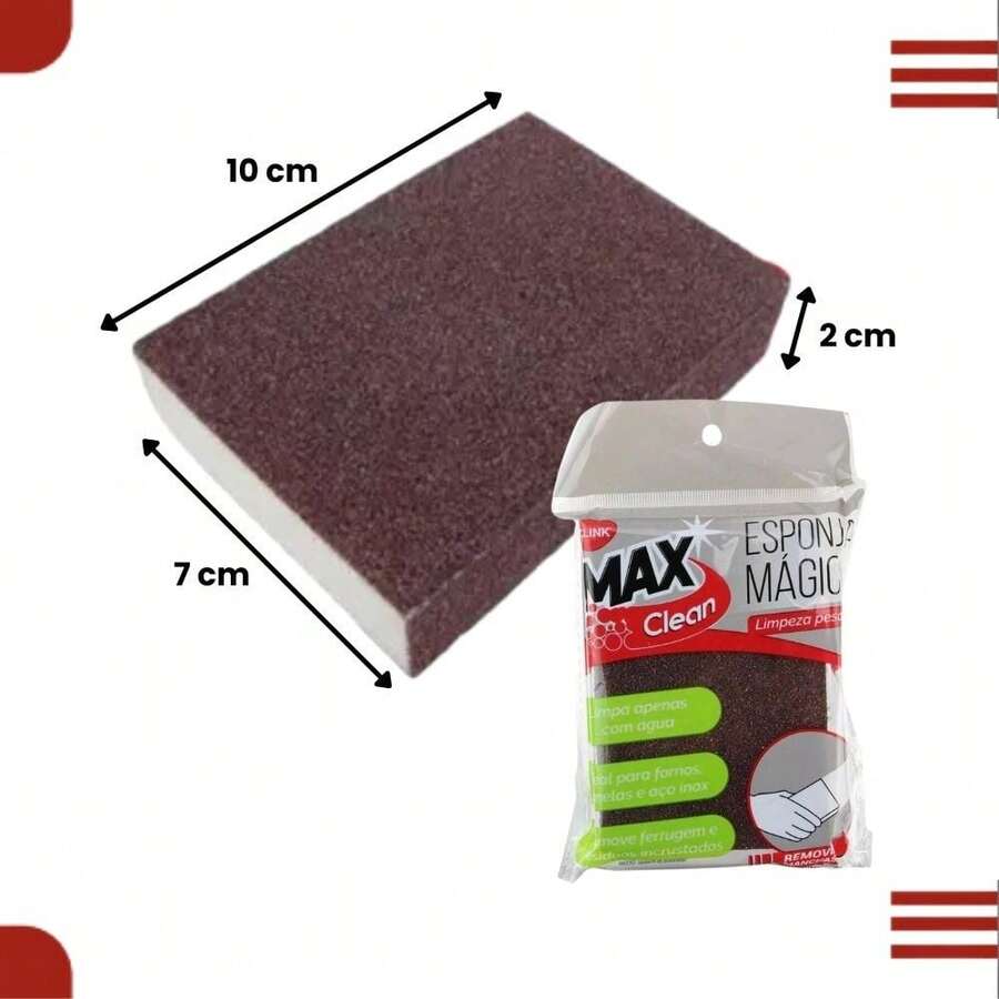 Magic Sponge Heavy Duty Cleaning Stainless Steel Pan Rust Removal Clink