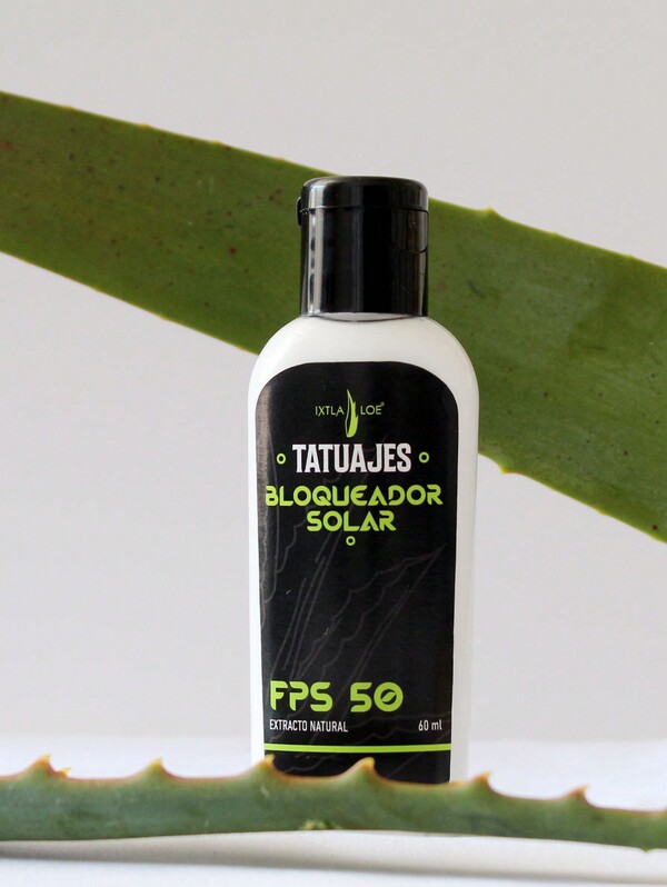 Bloqueador para tatuajes 60 ml Ixtlaloe