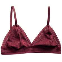 Kit 2 Lace Bra Without Pads With Lining And Adjustable Top Type With Elastic - Nhiều màu - Xem 6