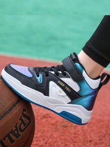 Teens Mid-Top White Shoes Leather Sneakers, Classic Low-Top Casual Lace-Up Trainers, Simple & Fashionable Korean Style, Suitable For Spring And Autumn