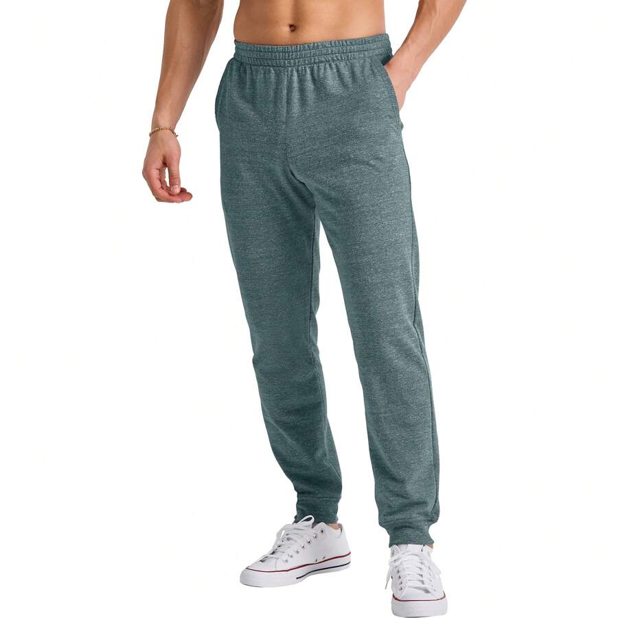 Hanes Originals Men's French Terry Joggers With Pockets, 30.5" - 仙人掌 Pe 希瑟 - 查看 1