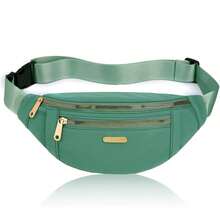 Pellet Digital Electronic Technology Co Belt Bag Waist Pack Crossbody Bag Fanny Pack Phone Holder - màu xanh lá - Xem 2