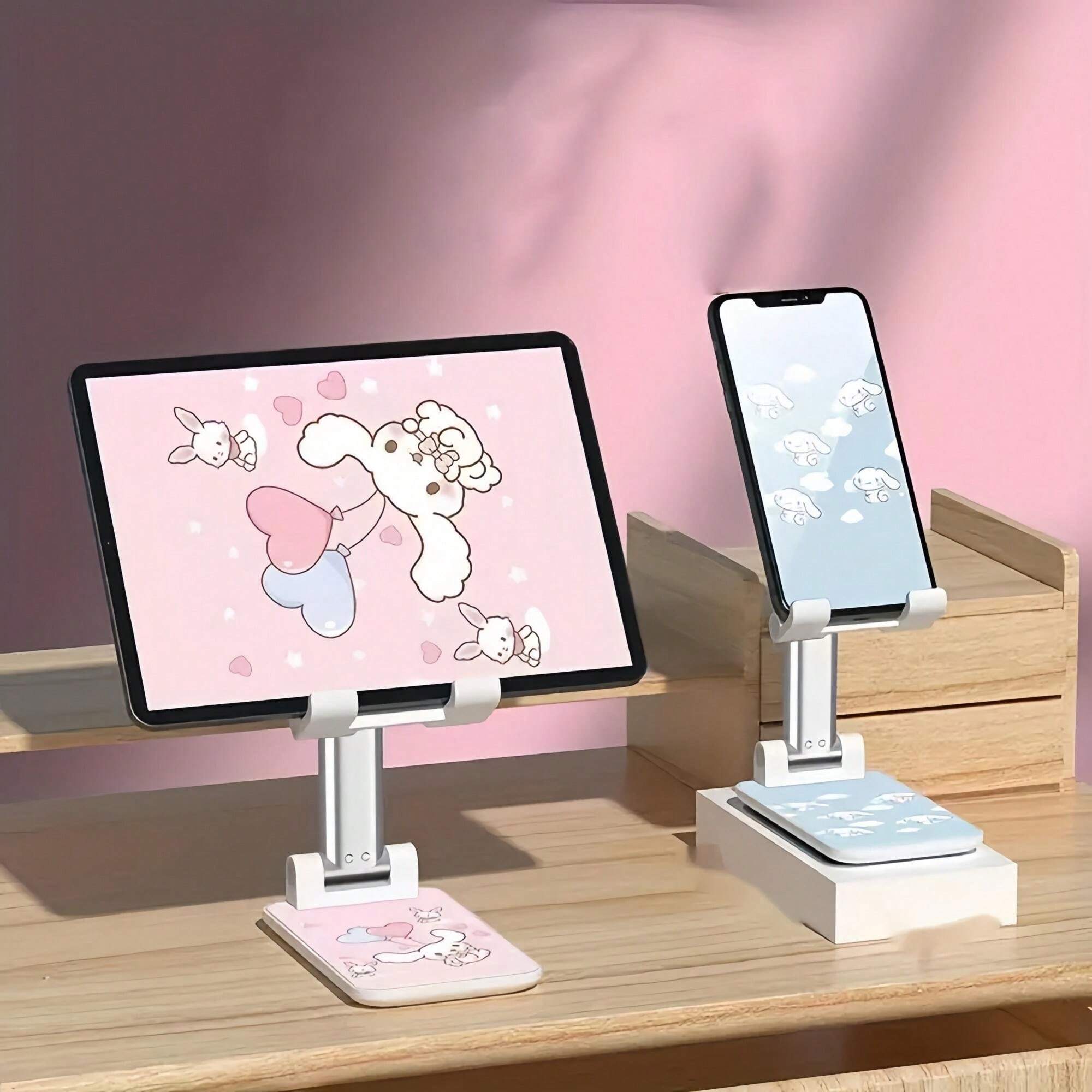 Sanrio 1 Cute Phone Holder Optional Adjustable Angle Height Desk Suit