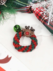 1 PC Hình con nai sừng tấm, cây thông Noel, ông già Noel, người tuyết, chuông, dây buộc tóc dễ thương và đa năng. Thích hợp cho phụ nữ và trẻ em gái trang trí kiểu tóc của họ tại các bữa tiệc lễ hội mùa thu và mùa đông. - Nhiều màu - Xem 16