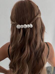 1 件时尚简约风格扭结发夹，轻巧别致的节日派对发饰，适合马尾辫和高髻，多功能礼物 - 彩色 - 查看 14