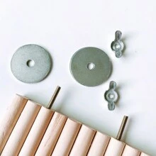 景观平台、实木平台、仓鼠宠物咀嚼玩具、木制踏脚板、跳跃平台、跳板、鹦鹉栖木、小宠物用品、鹦鹉玩具、天然木跳板、栖木、支架 - 卡其色 - 查看 8