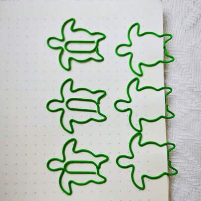 15/25 Stück süß geformte Büroklammern - strapazierfähig, rutschfester Metallbürobedarf zum Organisieren von Dokumenten und mehr, Schulanfang, Schulmaterial