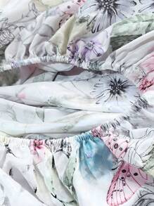 4 Piece Sheet Set Including One Flat Sheet, One Flat Sheet, And Two Pillowcases - Multicolor - View 5