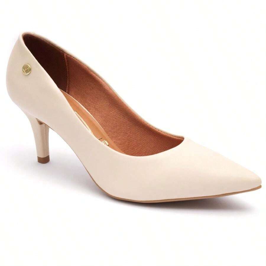 Vizzano Women's Pumps, Low Thin Heel, Soft, Original - 奶油 - 查看 1