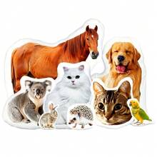 Cojín personalizado con foto de mascota - Patrón personalizado de perro y gato, tela suave y acolchada, regalo perfecto para entusiastas de las mascotas en cumpleaños, Día de San Valentín, Acción de Gracias y Navidad