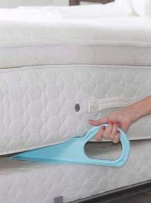 1 Pieza Organizador De Sábana Para Levantar El Colchón, Clips Ergonómicos Para Sábana y Faldón De Cama,Fácil De Ajustar En Todas Las Esquinas,Utilizado Para Cambiar y Disponer Las Sábanas De La Cama - Azul - Ver 3