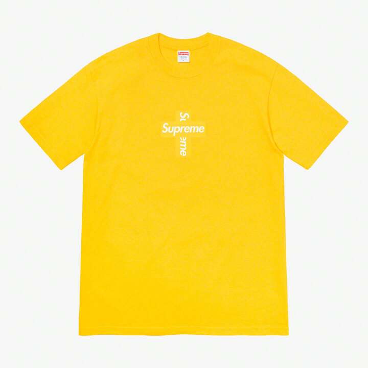 DNR* Supreme Tee 'Cross Box Logo' Yellow (FW20) | SHEIN USA