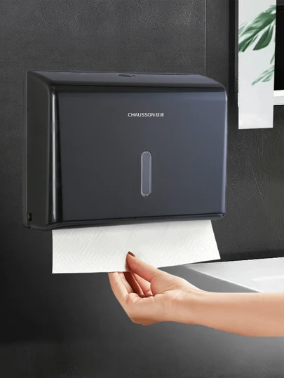 1 علبة مناديل بلاستيكية سعة كبيرة، قادرة على احتواء أكثر من 200 منديل، مصنوعة من مادة ABS عالية الصلابة، مع ملحقات للتركيب بالثقب أو بدونه، متعددة الألوان، علبة مناديل مقاومة للماء لتركيبها على الحائط في الحمام أو المطبخ، ديكور منزلي وترتيب الحمام، ديكور الخريف، عودة إلى المدرسة