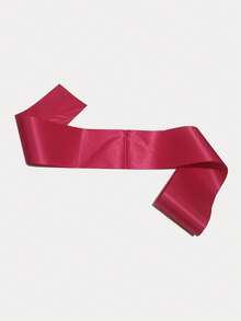 1pc Plain Colored Ribbon/Sash For Wedding Events Party Decor, Colored Satin Ribbon Sash, DIY Bachelorette Party Sash, Blank Ribbon Sash - Multicolor - View 5