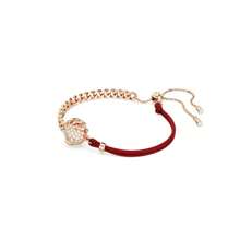 Rose Gold Tone Crystal Dragon Claw Red Cord Bracelet, New Release #5675841 - 5675841 Red - View 2