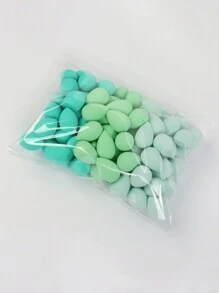 15/30/60 miếng mút trang điểm mini, mút trang điểm hỗn hợp cho kem nền dạng lỏng, dạng kem và dạng bột, mút trang điểm nhiều màu, mút trang điểm nền ướt và khô không chứa latex, phù hợp với mọi loại da - Nhiều màu - Xem 8