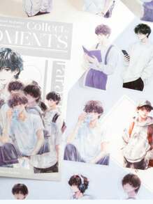 Stylish Boy PET贴纸包，即时收藏系列贴纸，适用于手机壳、水瓶、相框DIY装饰、剪贴簿 - 均碼 - 查看 3