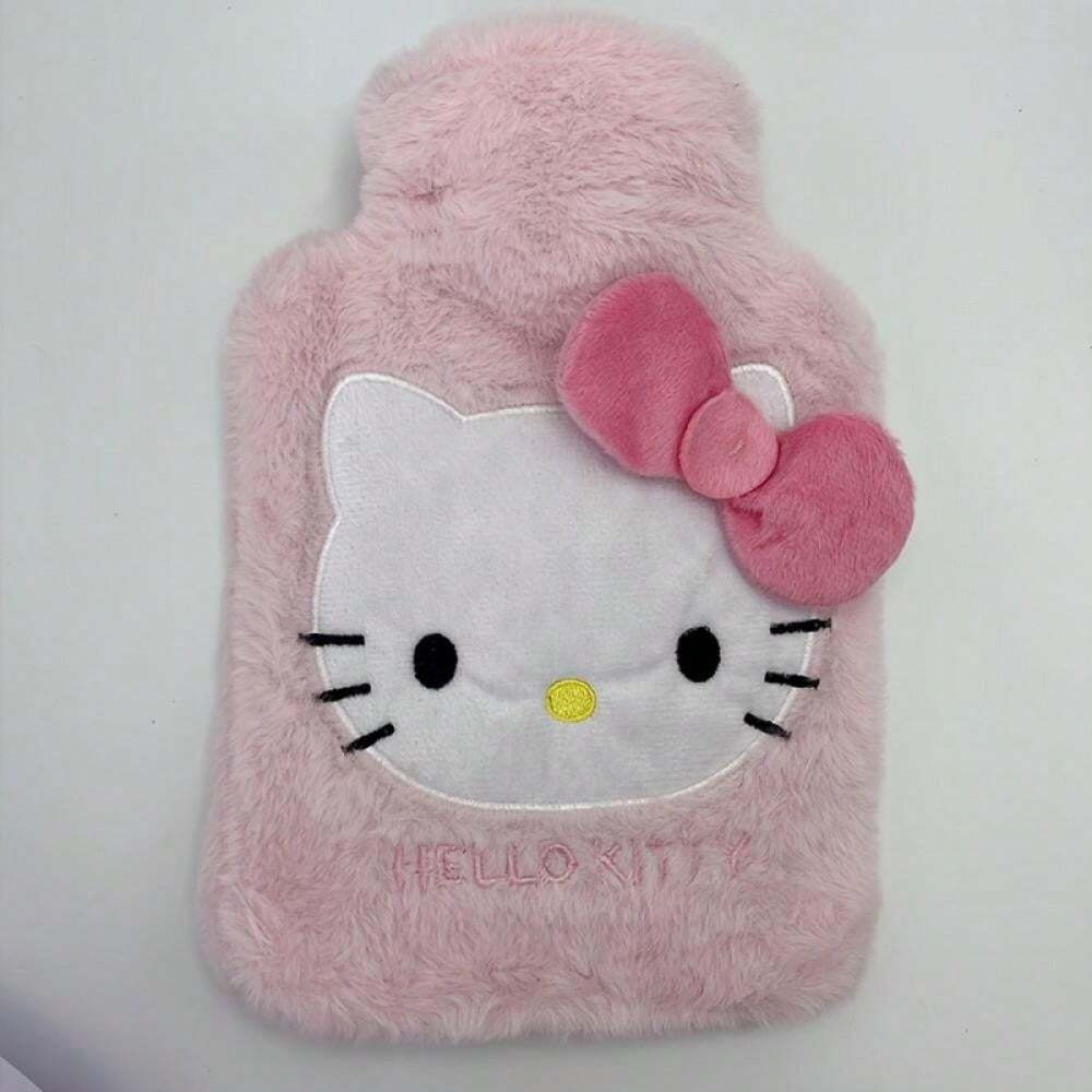 Sanrio 1pc Plush Hot Water Bottle 1000ML Cute Cartoon Design With