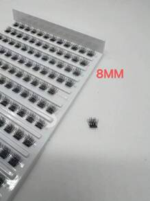DIY Eyelash Extensions 120 Clusters 0.07D-8-16mm Manga Lashes Volume Individual Eyelashes Extensions Lash Clusters DIY At Home Lash Clusters,Eye Lash Clusters,Individual Eyelashes,Lashes,Fake Lashes - D - View 9