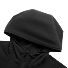 LI-NING BADFIVE 男友风男士防晒宽松运动风衣外套 AFDU211 - 黑色 - 查看 5